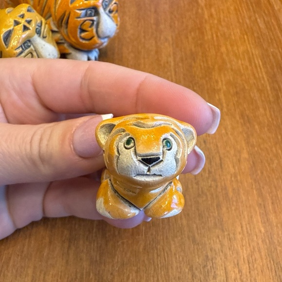 Artisania rinconada figurine Tiger Family 4 Pieces Retired - Picture 9 of 16